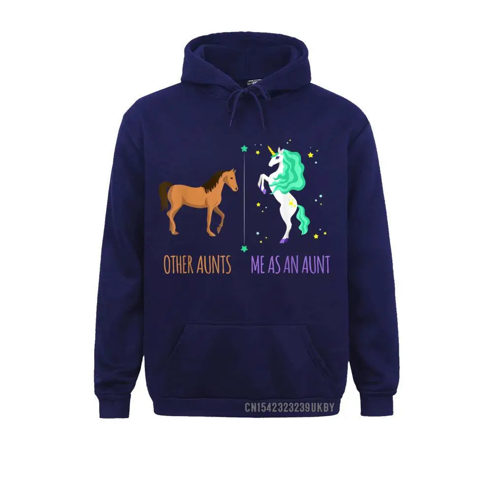 Classic Long Sleeve Hoodies Summer Fall Fitted  Clothes Men's Sweatshirts Me As Aunt Other Aunts Horse Unicorn Lover Cute Funny Gift T-Shirt__A10161 Me As Aunt Other Aunts Horse Unicorn Lover Cute Funny Gift T-Shirt__A10161navy
