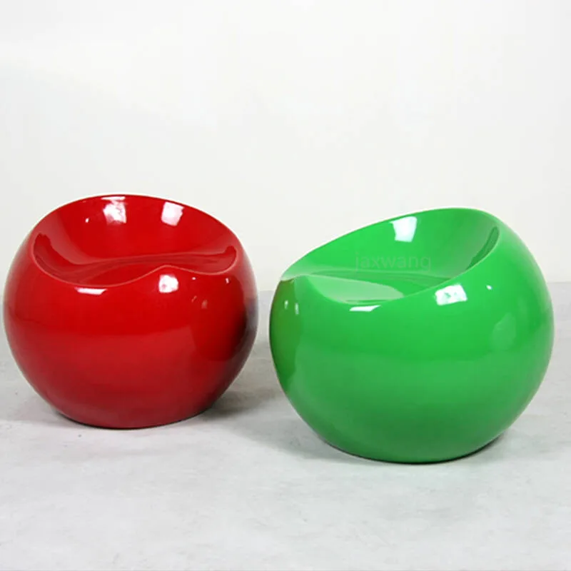 

Simple Apple Chair Small Ball Stool Leisure Chair Round Stools Shoe Stool Outdoor Public Leisure Stool Furniture