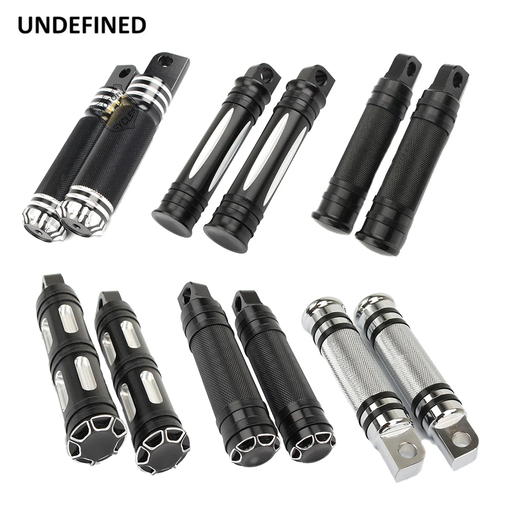 

Motorcycle Front Rear Foot Peg Footrest Pedal for Harley Sportster 883 1200 XL Touring Road King Dyna Fatboy V-Rod XG750 XG500