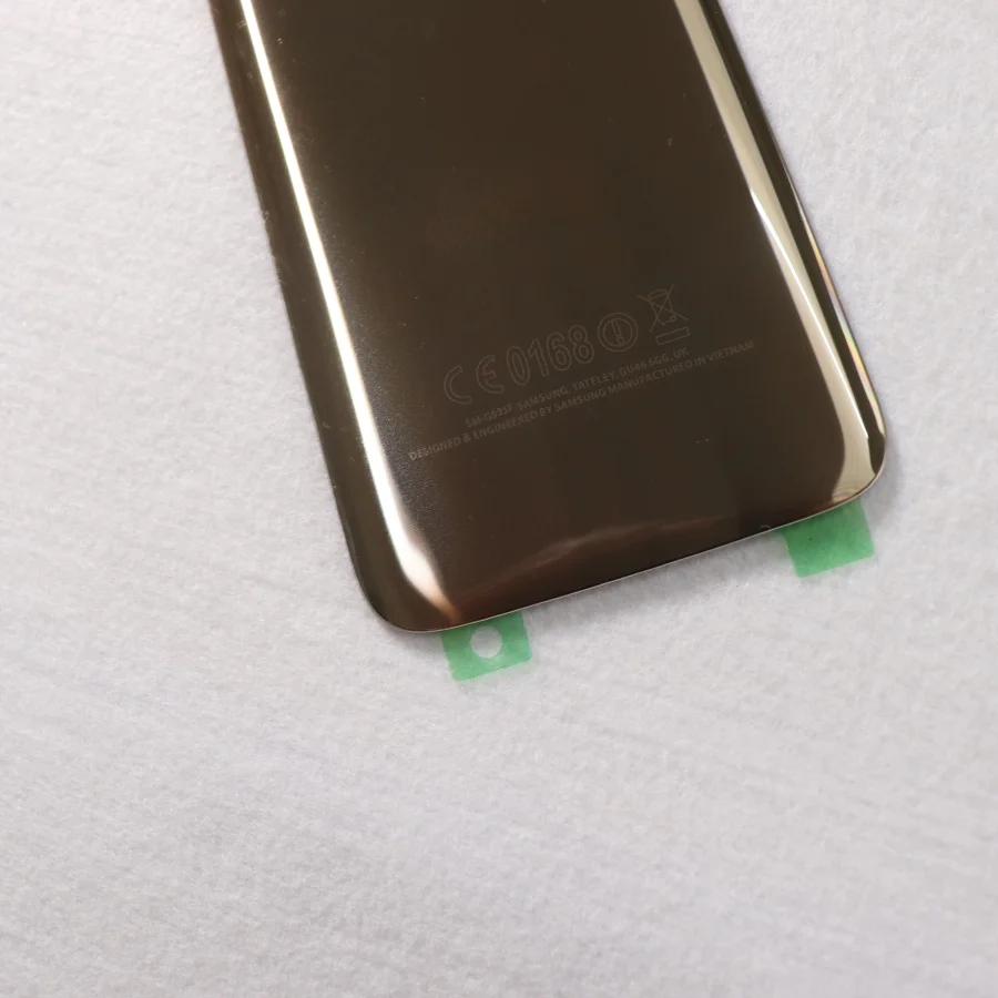 Samsung Galaxy S7 G930F/S7 EDGE G935F Задняя стеклянная крышка батареи Задняя Дверь Корпус чехол samsung S7 Edge Задняя стеклянная крышка