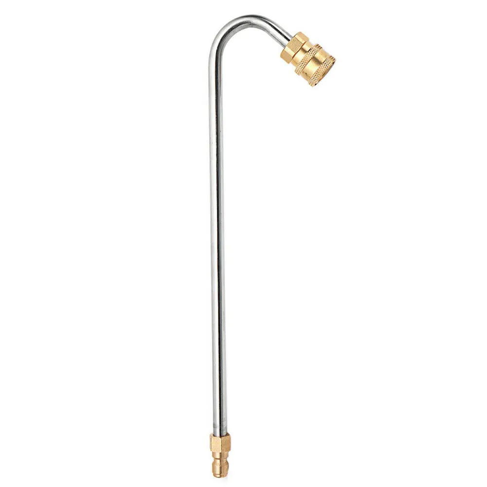 Комплект локоть стержень прочный антикоррозийный Лэнс изогнутая палочка-аксессуар шайба водяные насосы быстрое подключение устройство для чистки желоба высокого давления