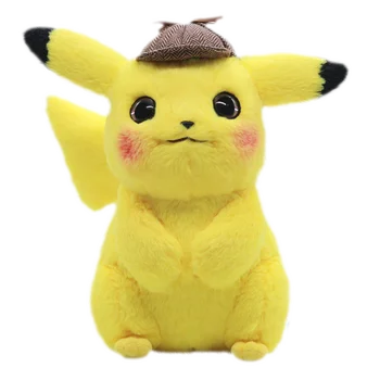 

Anime Detective Pikachu Bulbasaur Charmander Charizard Squirtle Snorlax Mewtwo Mew Aipom Plush Toy Children Gift For Children