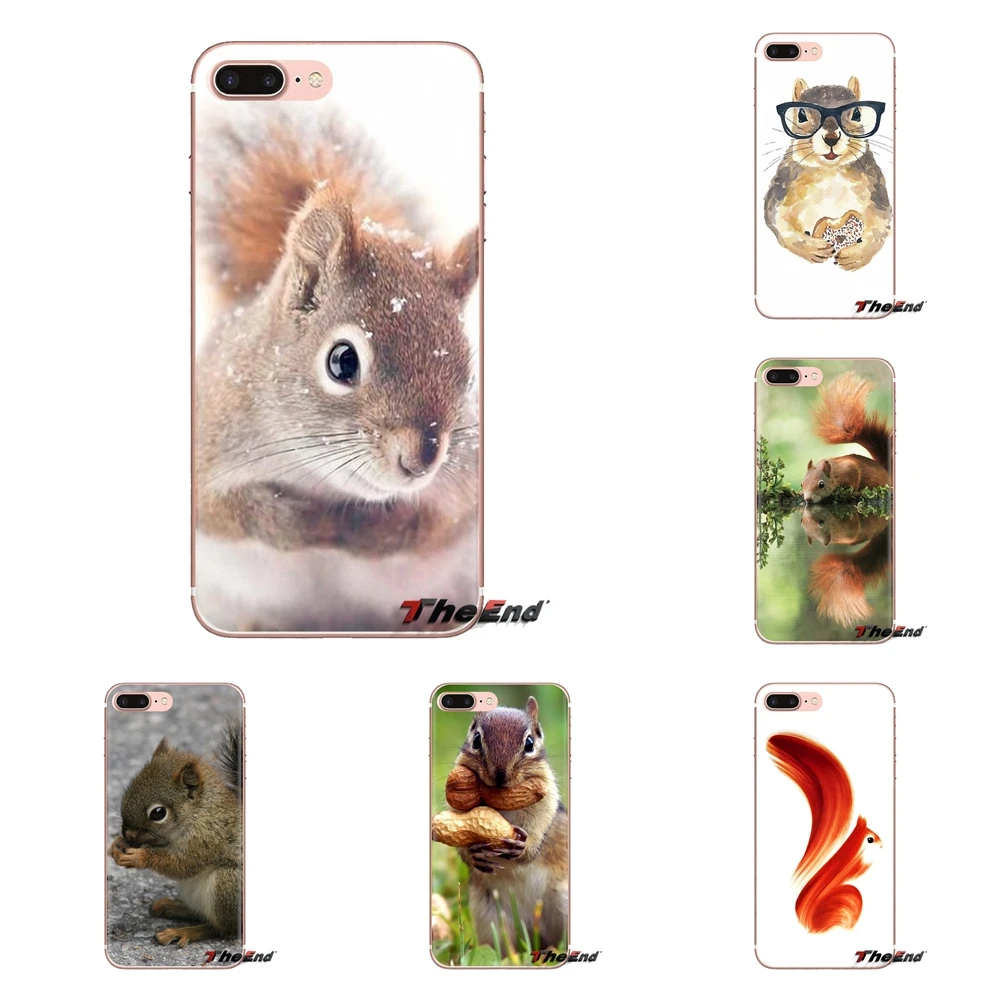 Прозрачные мягкие чехлы белка для iPhone XS Max XR X 4 4s 5 5S 5C SE 6 6S 7 8 Plus samsung Galaxy J1 J3 J5 J7 A3 A5 |
