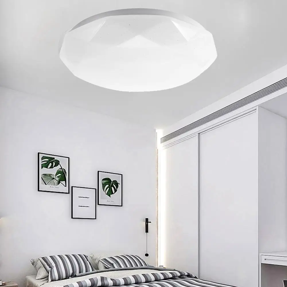 

Durable Ceiling Lights Strong Penetration Bedroom Wall Surface Mount Flush Panel Remote Control APP Bluetooth Music Light