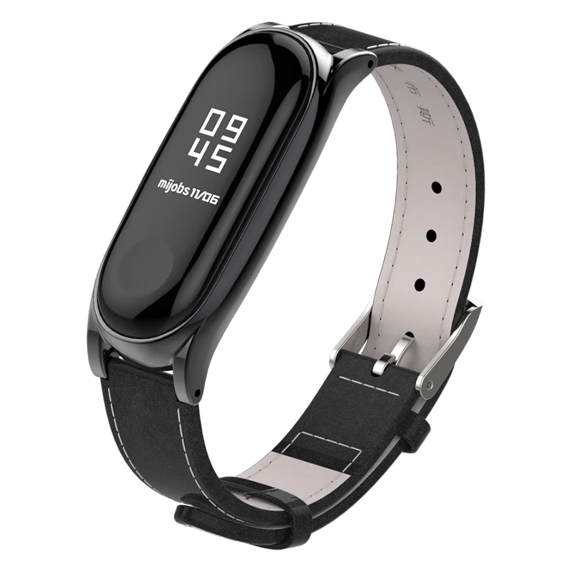 For Xiaomi Mi Band Strap Miband Genuine Leather Wristband