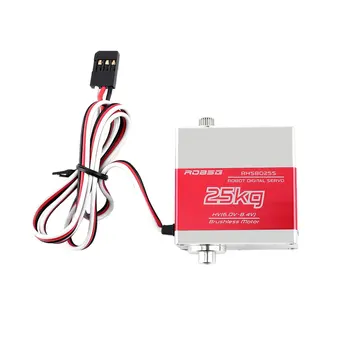 

Rhs3115 Rhs3225 Rhs8025s Digital Rc Servo Horn Kit 20/25kg Torque Metal Rc Servo Motor Toys For Children Rc Car Parts