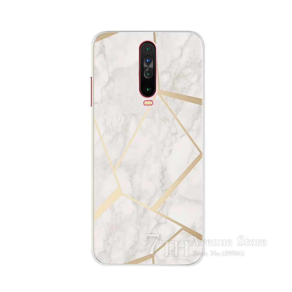 Marble Printed Soft TPU Silicone Phone Case with Bumper Protection