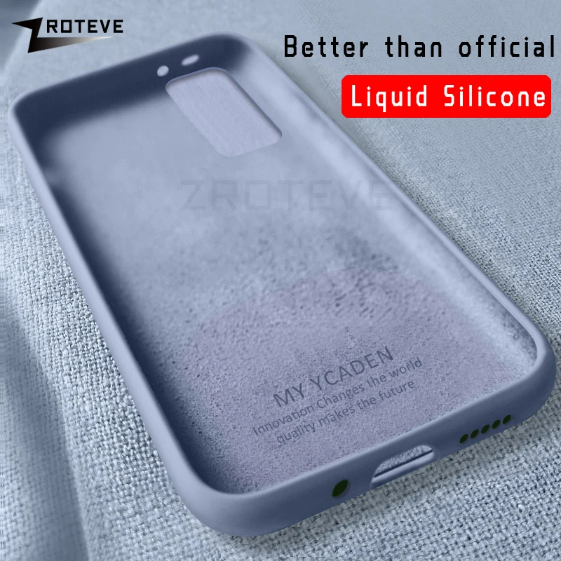 S20 Ultra Coque Fundas Capa Zroteve жидкий силиконовый чехол для Samsung Galaxy плюс FE крышка