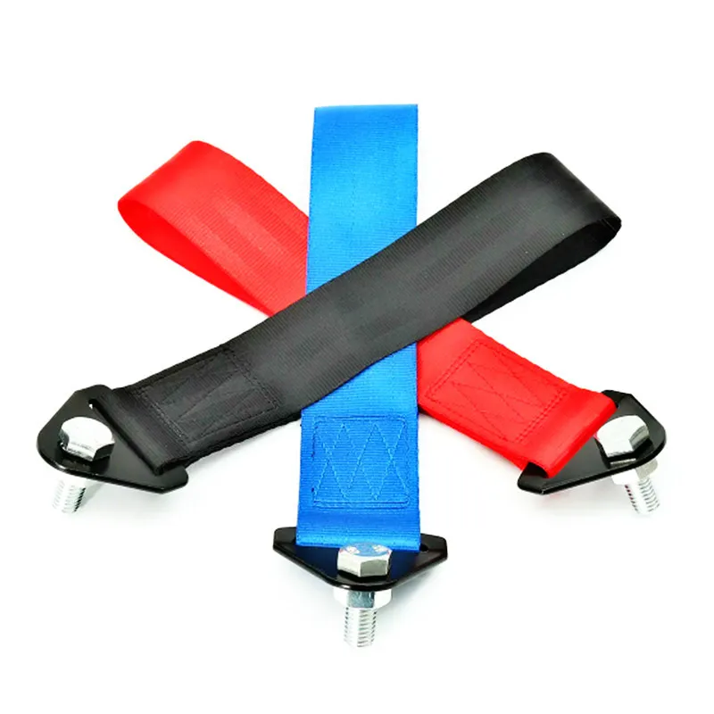

High Strength Towing Rope Nylon trailer Tow Ropes Racing Car Universal Tow Eye Strap Tow Strap Bumper Trailer