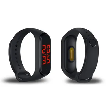 

Touch-Key Smart Watch Bracelet Display Body Temperature Measure LED Screen Smart Watch With Time Display Hot Sales