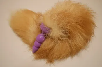 Fox Tail Anal Butt Plug Soft Silicone Anus Beads Stimulation Sex Products Adult Toys For Women Men Gay Couples Flirting Games 5