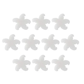 

24 Pieces Oil Absorbing Sponge Grime Scum Sponge Star Shape Scum Remover for Spa,Hot Tub,Pool,White (Star-Shaped)