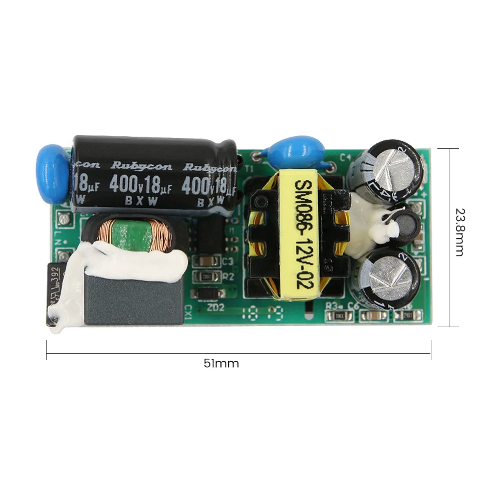 SUNYIMA 220V 5V 12V AC-DC регулируется Питание изолированный модуль понижающего Питание