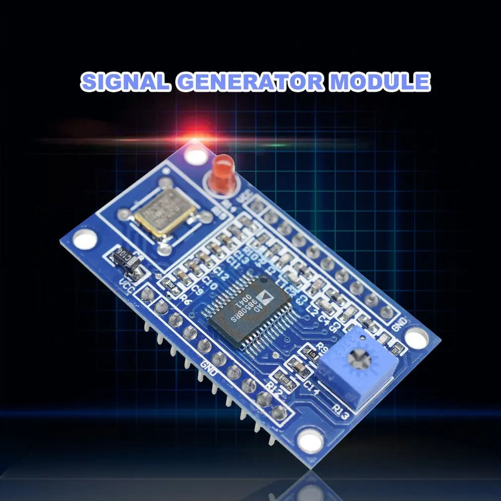 2 синусоида AD9850/AD9851 DDS генератор сигналов Модуль 2 выходной прямоугольный сигнал Параллельный Последовательный вход данных DDS сигнальный модуль