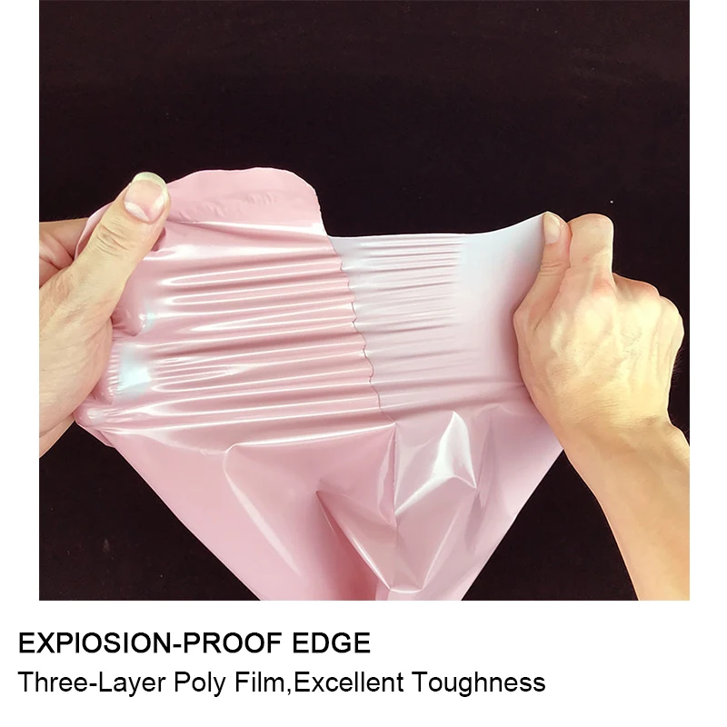 Light Pink Poly Mailer Self Adhesive Shipping Mailing Packaging Envelopes 10pcs Postal Bag Postal Bags Courier Storage Bags mailing bags
