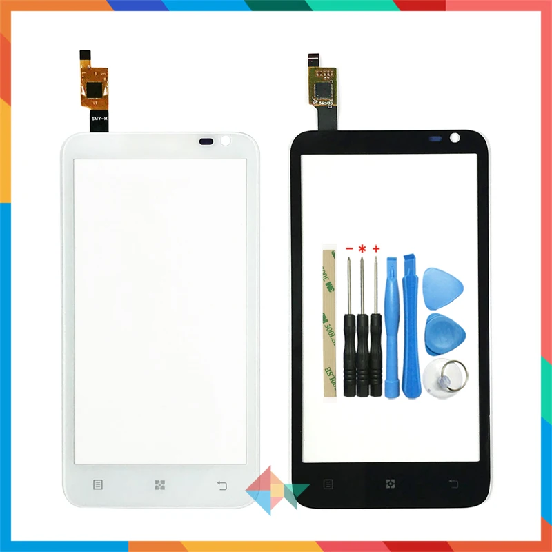 Высокое качество 4," для lenovo S720 сенсорный экран дигитайзер Передняя стеклянная линза сенсорная панель