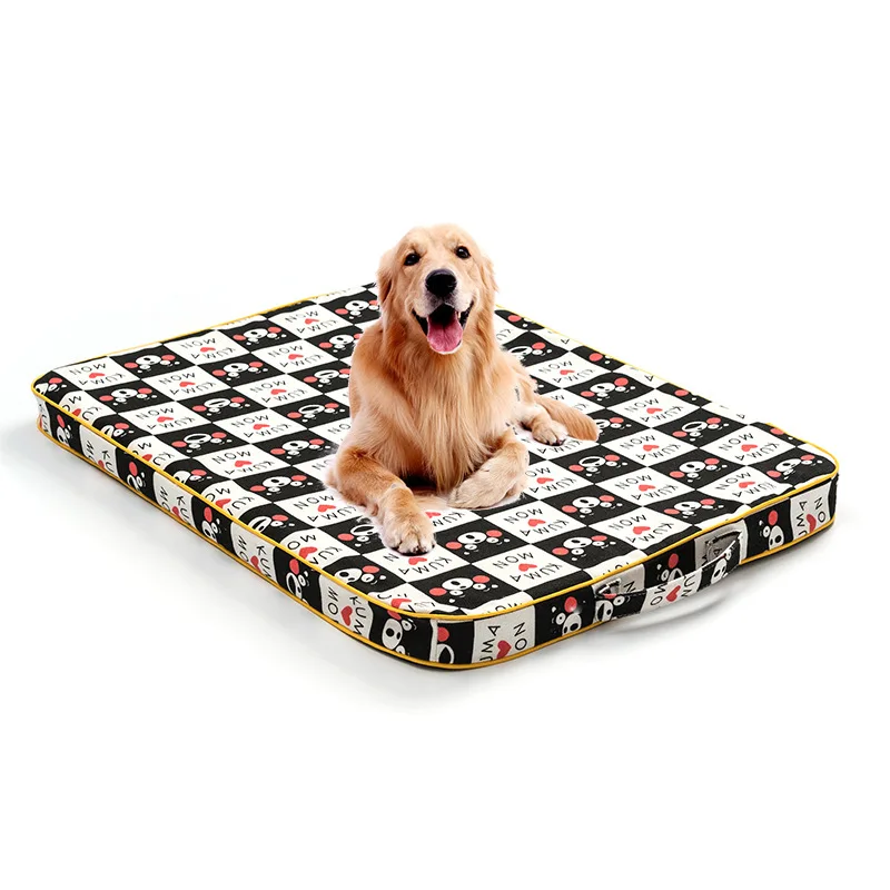 Подушка для кровати собаки для маленьких, средних и больших собак, ткань Оксфорд, дышащий водонепроницаемый коврик для дома собаки, гнездо для питомца, диван-одеяло, коврик для животных