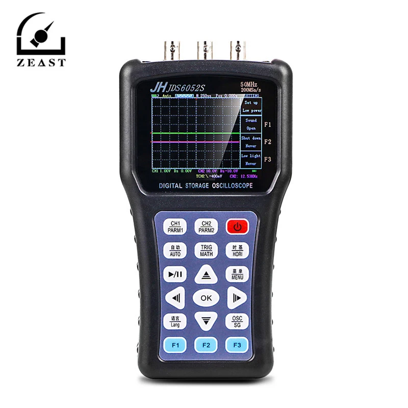 Портативный Ручной осциллограф JDS6052S цифровой с функцией Storagesignal генератор 20 МГц