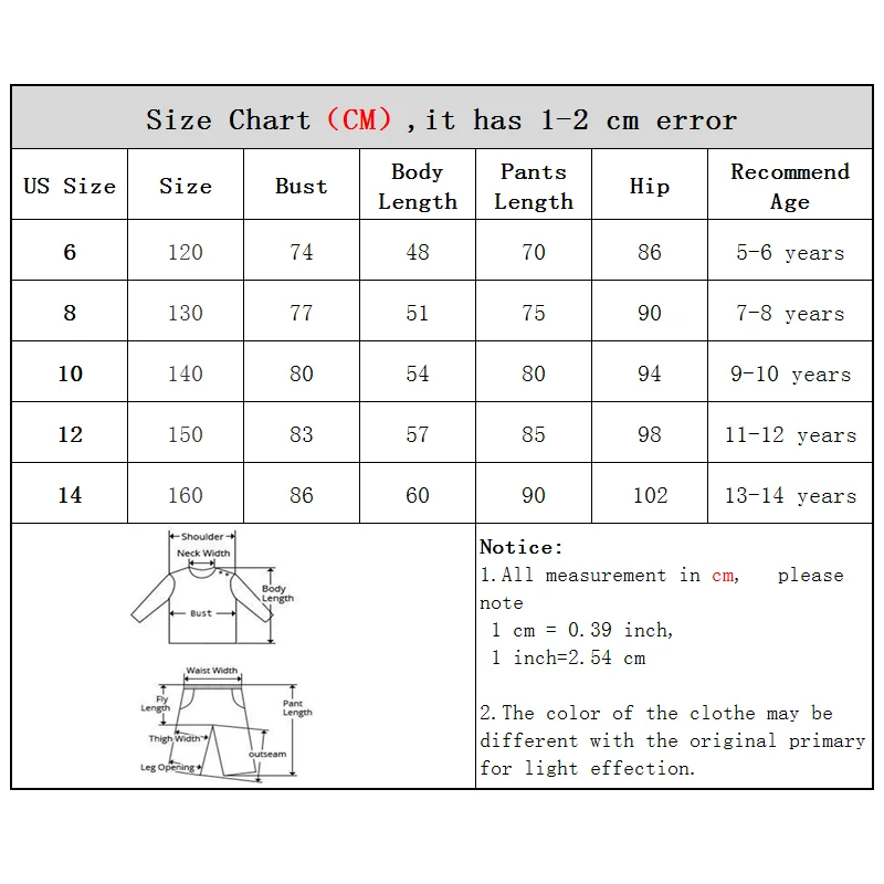 Girls Cotton Print Clothing Set Children Sweatshirt+ Pants Two-Piece Casual Sport Suits Teens Spring Autumn Tracksuits AA11777