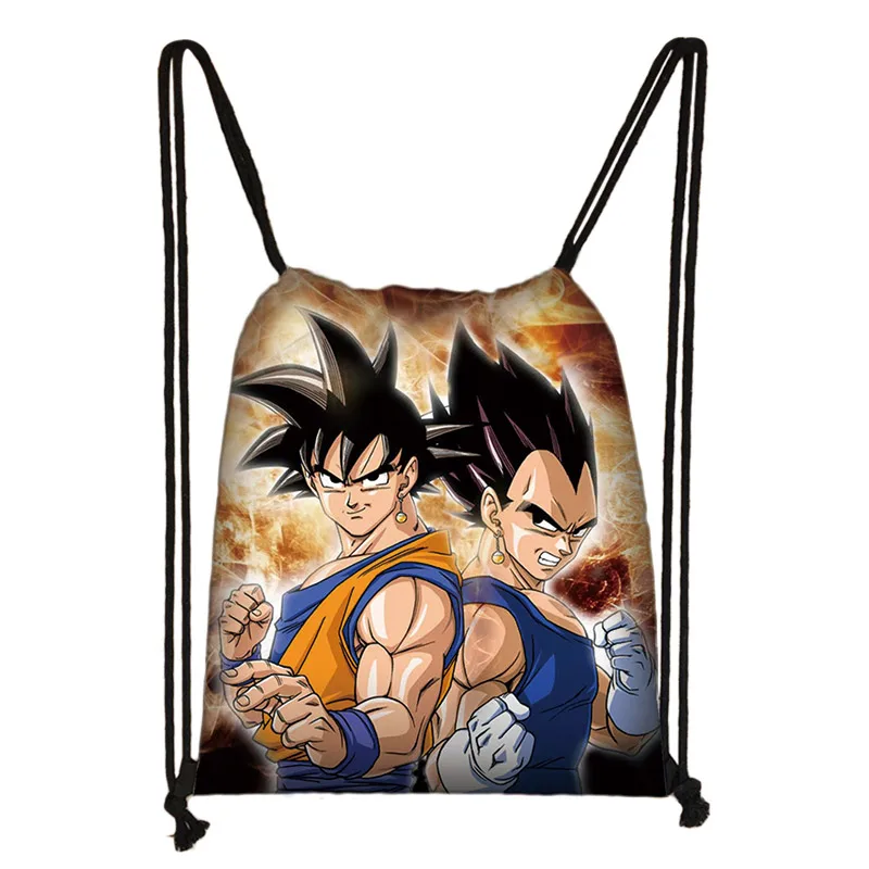 SKD-QLZ38 Аниме Dragon Ball сумка на шнурке Супер Саян Гоку Гохан рюкзак для мальчиков и девочек книга сумки для подростков сумка для хранения - Цвет: SKD-QLZ38