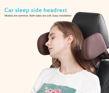

Car Seat Headrest Neck Cushion Sleep Side Support Head Restraint Neck Travel High Elastic Nylon Sleeping Cushion For Kids Adults