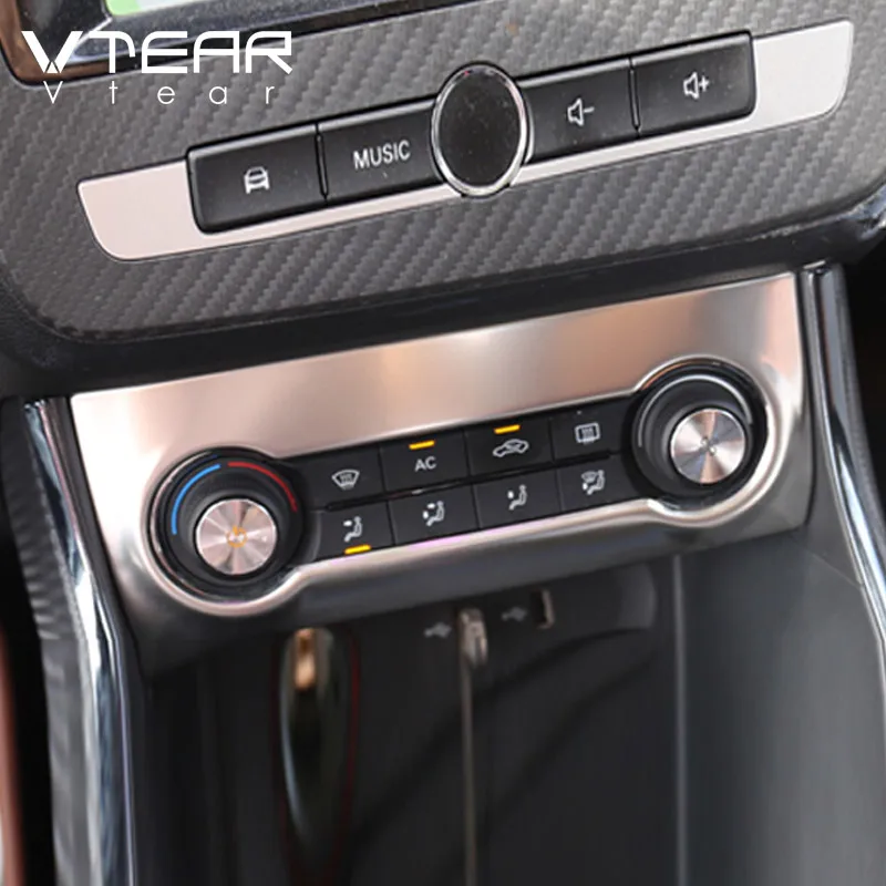 Vtear для MG ZS рамка центральной консоли переключения передач Панель Декоративная