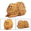 Lovely Pomeranian Dog Animal Action Figure Model Home Decor Education Kids Toy plastic Simulation student gifts kids toys 1