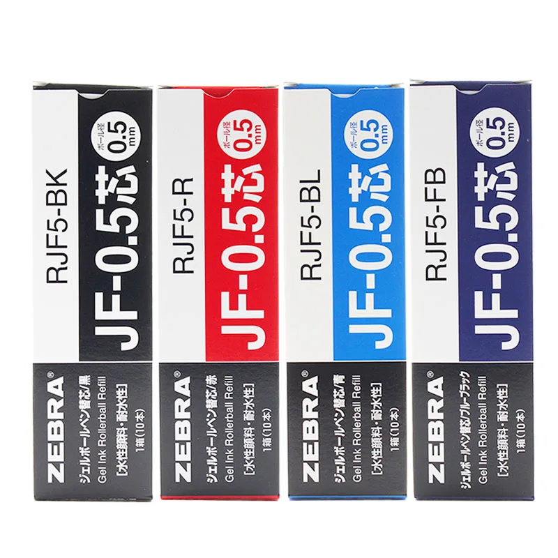 ZEBRA JF-0.5 MM Tri-color 카트리지 젤 코어 적용 JJ15/JJ21 1pcs