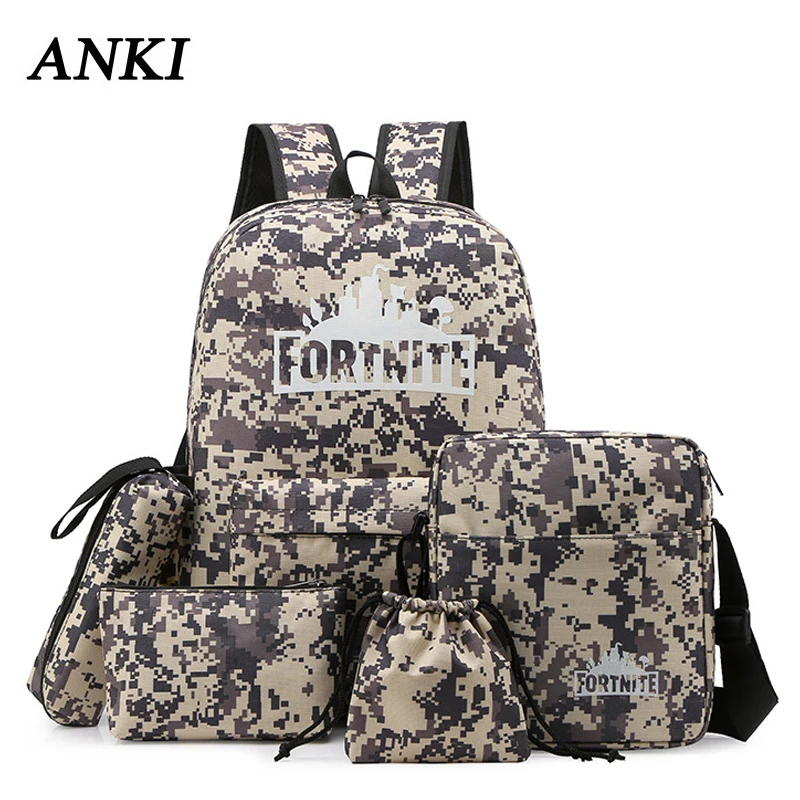

Computer Bag 5 Sets Luminous effect Headphone Hole Design Travel Backpack 11 12 13 13.3 14 15 15.6 inch Mini Military Laptop Bag