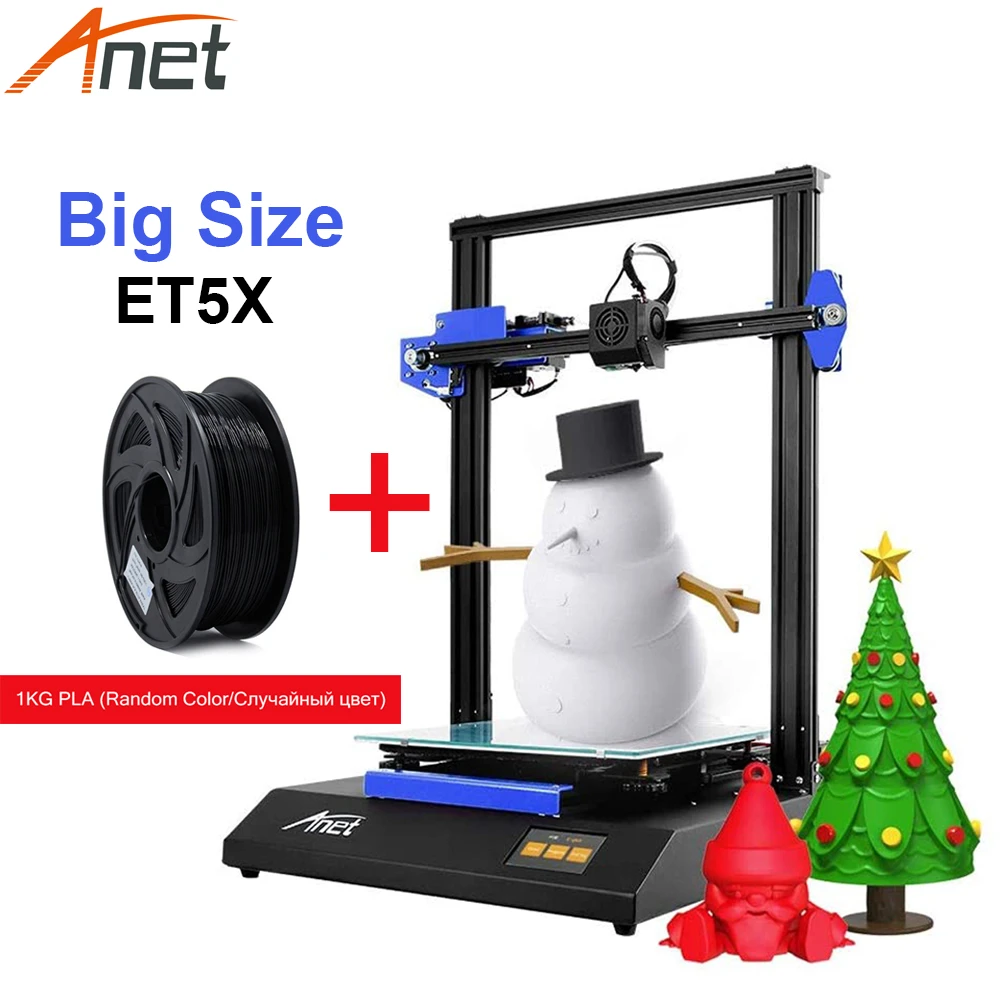 Anet All Metal Frame 3D Printer Filament Detecting Resume Printing Easy Assembly Fast Heating ET4 ET4X ET4pro ET5 ET5X ET5Pro best resin 3d printer