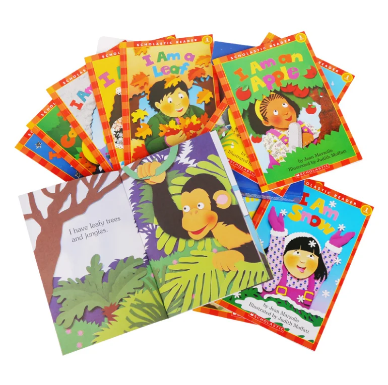 Детская книга с английской историей для детей 5-12 лет I Am library английская рисунками