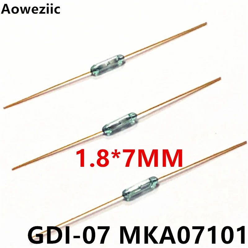 10 Pz/Lotto Normalmente Aperto Reed Gdi-07 Magnetron 1.8*7Mm Di Prossimità Reed Magnetron Interruttore Per Mka07101 Importato Dalla Russia