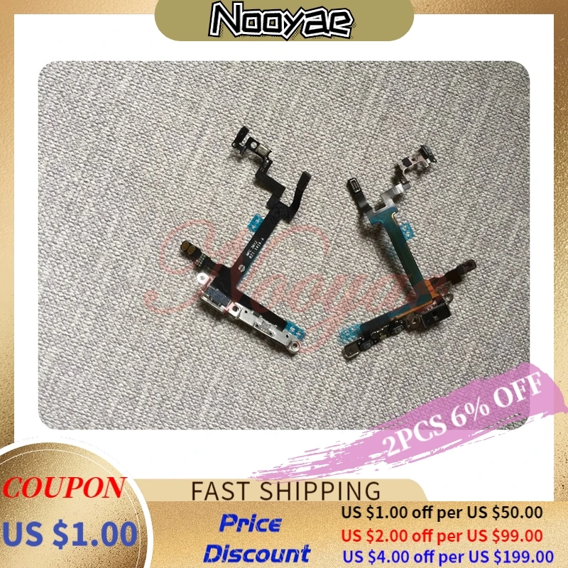 

10Pcs/Lot For IPhone 5 Power On Off Volume Up Down Switch Key Button Flex Cable