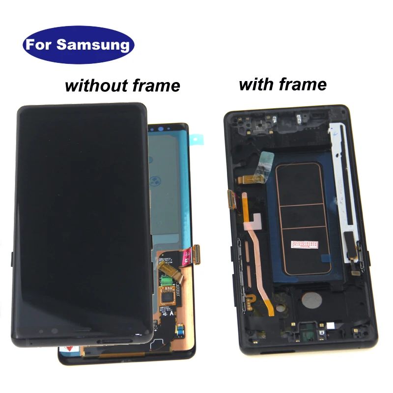 ЖК дисплей Amoled для Samsung Note 8 N9500 N950U N950FD экран Galaxy с экраном|Экраны мобильных