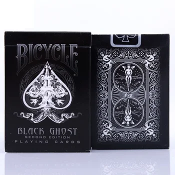 

1pcs Ellusionist Bicycle Black Ghost Deck Magic Cards Playing Card Poker Close Up Stage Magic Tricks for Professional Magician