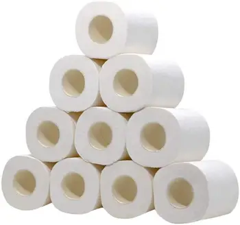 

5/10PCS Toilet paper towel wood pulp core roll paper