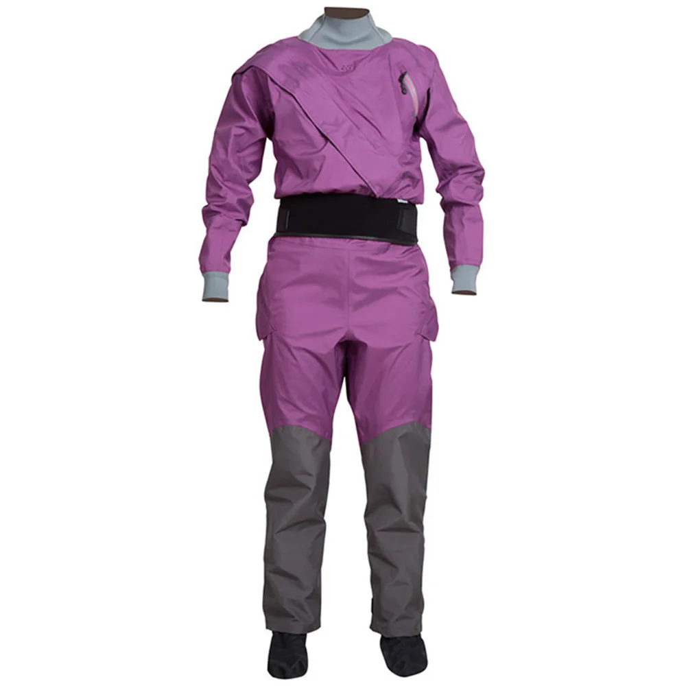 Women's Kayaking Drysuit Swimming In Cold Pool Surfing Rafting Paddling Strokes Waterproof Breathable Dry Suit DW31 1