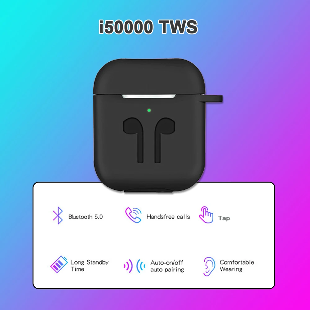 Cena I50000 TWS bezprzewodowy zestaw słuchawkowy pop up 8D subwoofer zestaw słuchawkowy Bluetooth 5.0 zestaw słuchawkowy i50000 PK i9000 i20000 i1000 i500 TWS