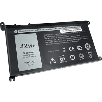 

BK-Dbest New Rechargeable Battery 51kd7 For dell 42Wh 51KD7 laptop battery