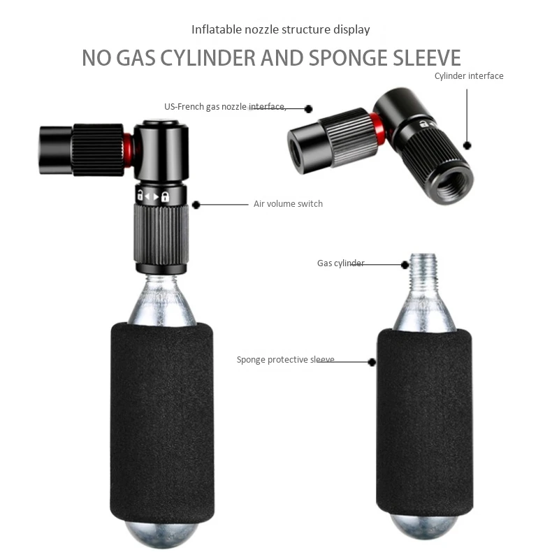 СО2 Надувное устройство для велосипедных шин сопло велосипедного насоса с