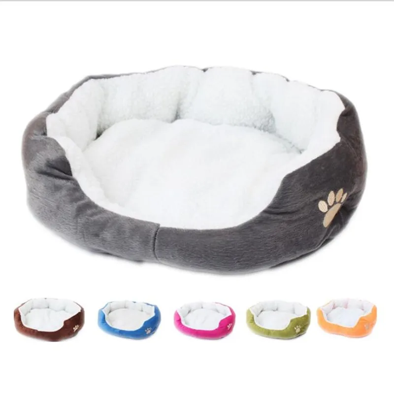 

Small and large red blue yellow pet dog cat bed lambs dog's kennel teddy removable and washable pet's Kennel pad