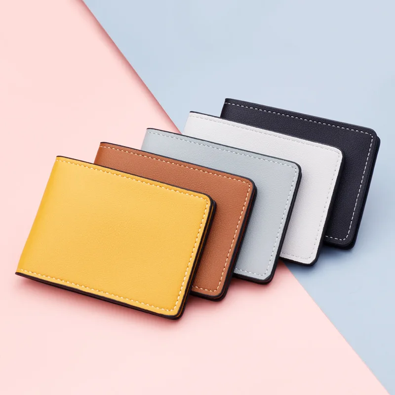 Passport Holder Ultra-Thin Leather Cover for Driver License Car Documents
