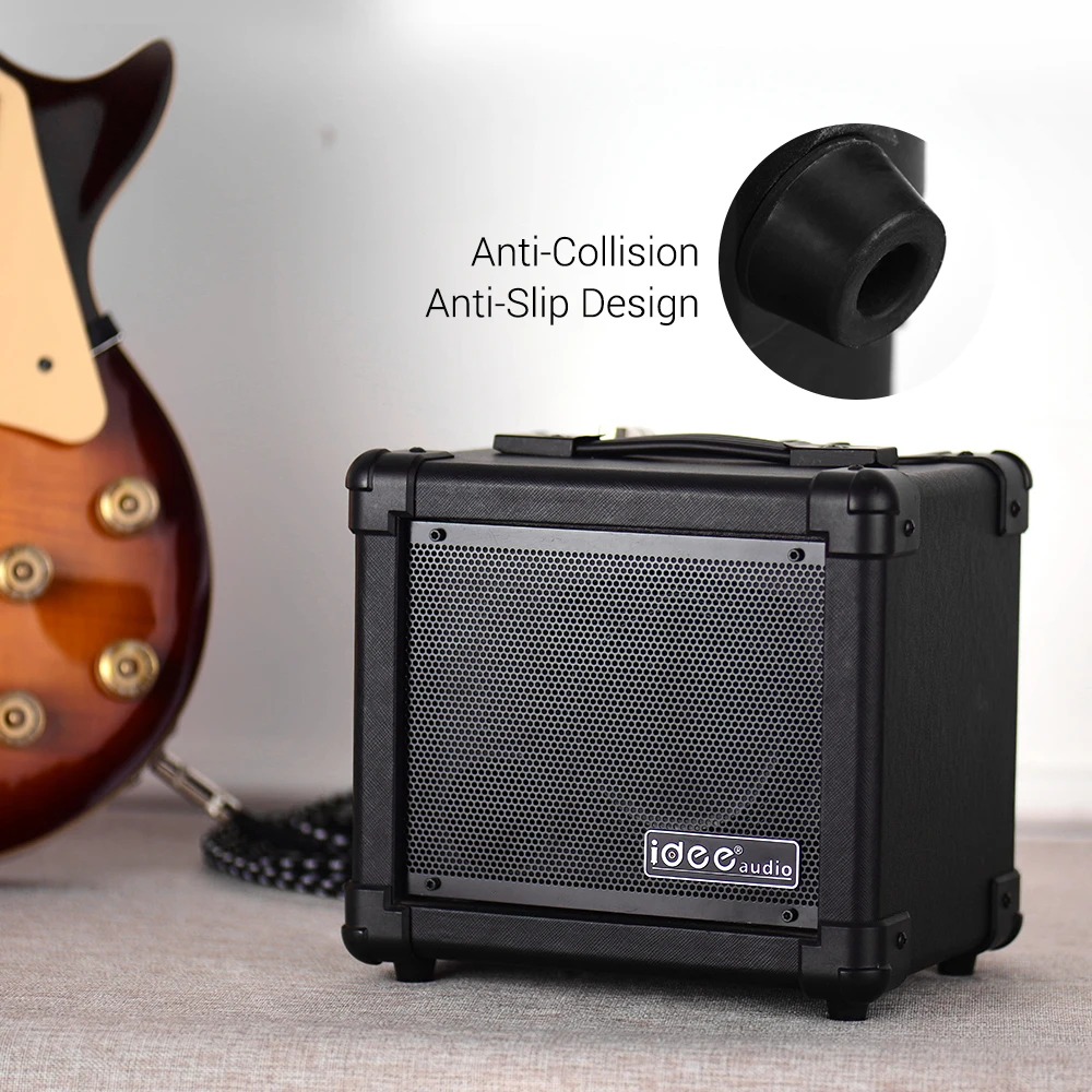 

IDEEAUDIO AA-1 Portable Desktop Electric Guitar Speaker Amplifier Wireless BT 10 Watt Combo Amp Black EU/UK/US/AU Plug