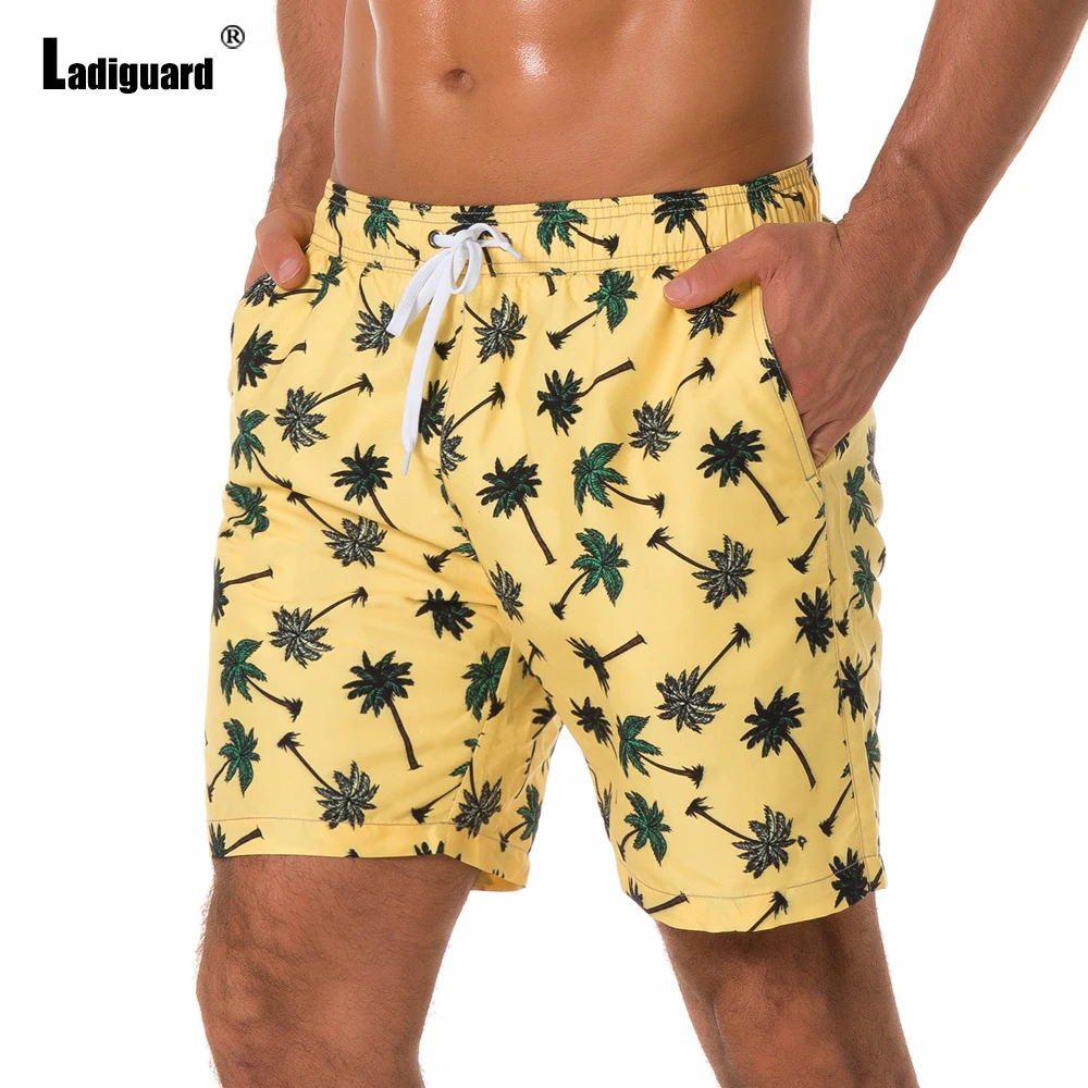 smart casual shorts Samlona Men Fashion Leisure Printed Shorts 2022 Summer New Sexy Drawstring Shorts Male Casual Pockets Design Beach Short Pants best casual shorts for men