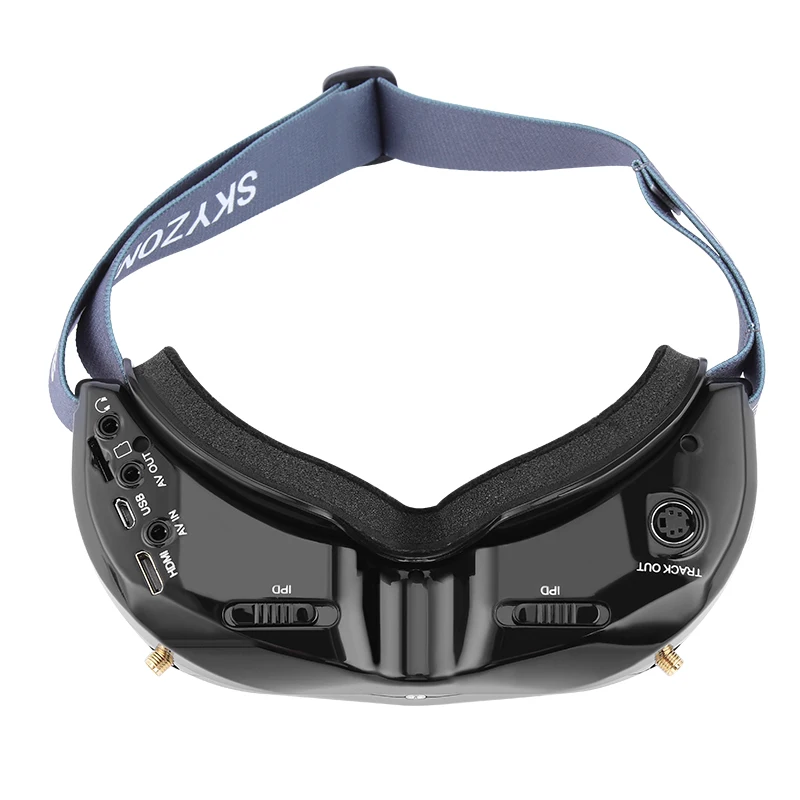 SKYZONE SKY02X 5,8 ГГц 48CH разнообразие FPV очки Поддержка 2D/3D HDMI головы отслеживания и вентилятор DVR фронтальная камера для RC гоночного дрона