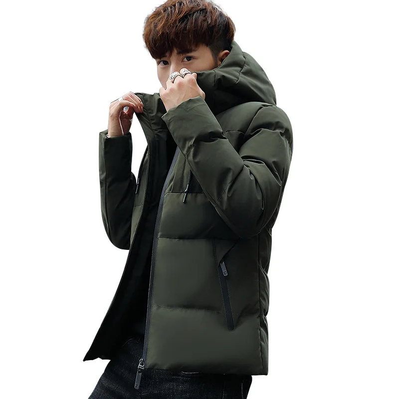 Men Winter Jacket Warm Male Short Cotton Hooded Coats Fashion Thick Padded Men Parkas Casual Windproof Branded Clothing Men Winter Jacket Warm Male Short Cotton Hooded Coats Fashion Thick Padded Men Parkas Casual Windproof Branded Clothing