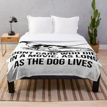 

Drop Shipping Printed Throw Blanket Sherpa Fleece Soft Blanket Flannel Rug Home Decoration For Bed I Dont Care Who Dies In A Mov