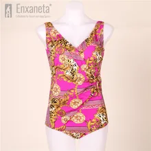 ENXANETA, сдельный купальник, бикини, пляжная одежда, купальный костюм, женский купальник, сексуальный костюм с высокой талией, бандо, купальник размера плюс