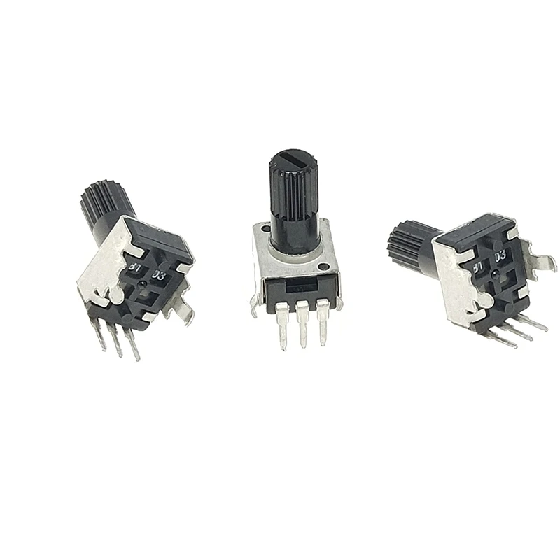 10PCS/LOT RV09 Vertical 12.5mm Shaft 1K 2K 5K 10K 20K 50K 100K 0932 Adjustable Resistor 9 Type 3Pin Seal Rotary Potentiometer