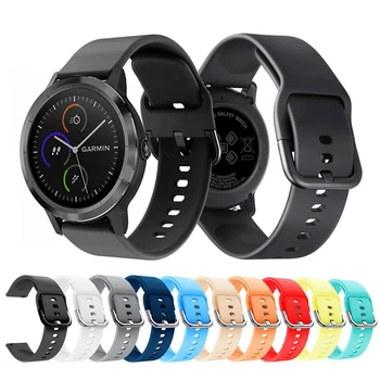 

Colorful Soft Silicone Replacement Strap for Garmin Vivoactive3 Vivomove HR Smart wristband for Garmin Vivoactive 3 Watch band